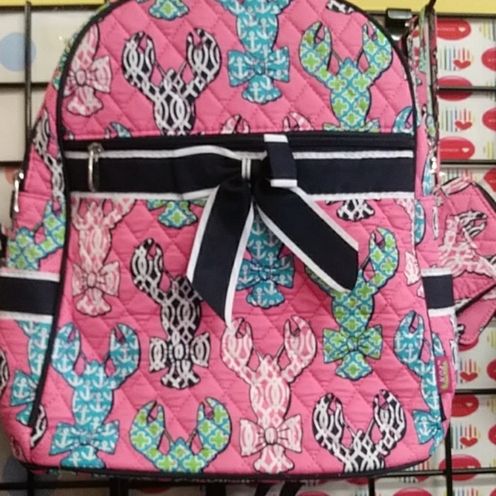 Lobster Print Backpack Style